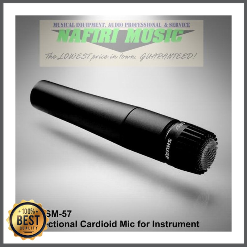 Mishad Shop -  Mic Shure SM 57 / Shure SM-57 / Shure SM57 Original 100% resmi murah GU-5117-2144