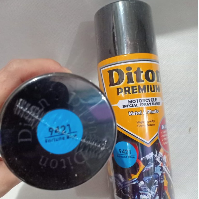 Pilok Cat Pilox DITON Premium 9421 Fortune Blue / Biru Muda (400cc)