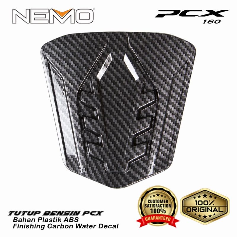 Tutup Bensin Carbon Honda PCX 160/ Cover tangki Pcx 160 Nemo