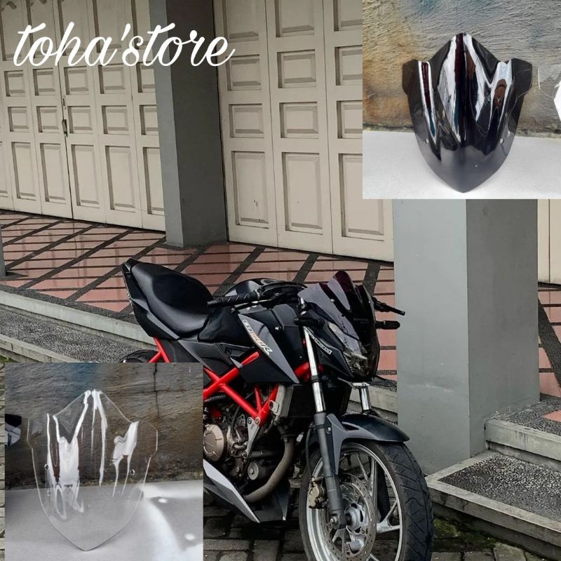 Terlaris visor winshield cb 150 SE - cb 150 r facelift model ninja 150 R ryben - bening