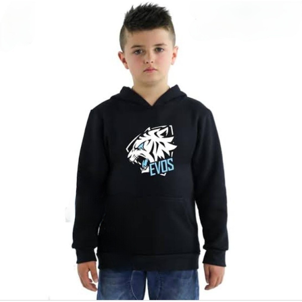 SWEATER ANAK EVOS ESPORT SQUAD / JAKET ANAK HOODIE EVOS