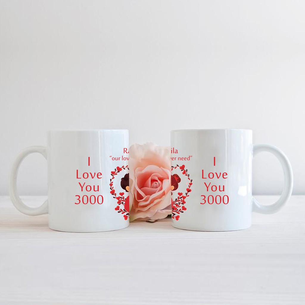 MUG COUPLE  GELAS  PASANGAN GELAS  COUPLE  SEPASANG BEBAS 