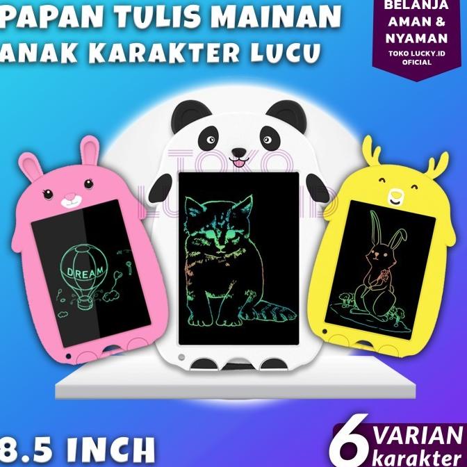 

Papan Tulis Mainan Anak Karakter Tablet LCD Writing Belajar Menulis