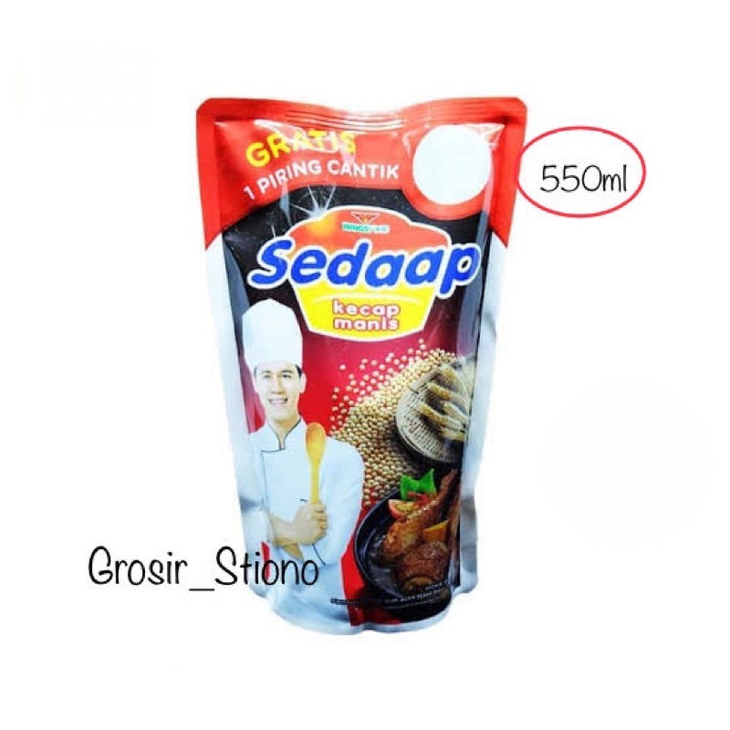 

Kecap Manis Sedap 550ml/Kecap Manis Refil