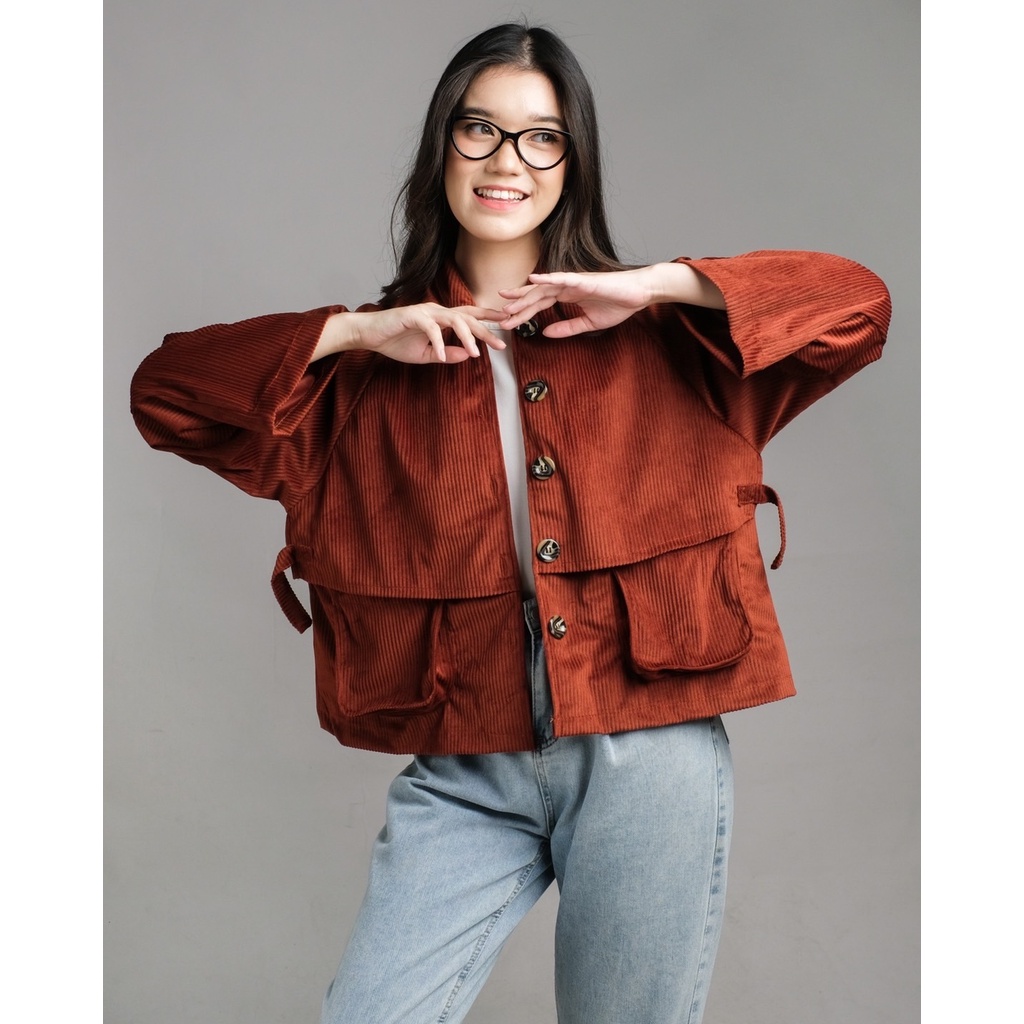 Myrubylicious CARNELIAN CORDUROY SHIRT KODE 2101