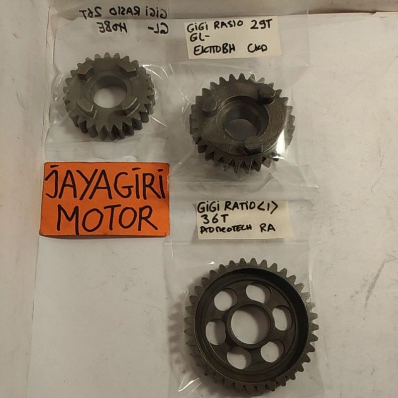 Gigi Mesin Susun Ratio Honda GL Pro Neotech Tiger Main Count 1 3 26T 29T 36T As Gear Gir Rasio Motor