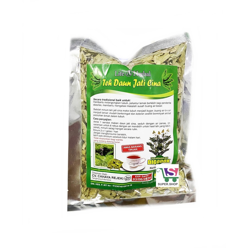 

Teh Daun Jati Cina Life A Herbal Teh / Obat Diet Pelangsing 40 Gram
