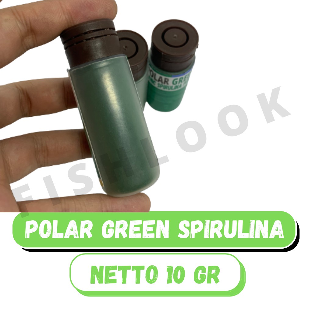 POLAR GREEN SPIRULINA POWDER PLATENSIS / PAKAN KUTIR DAPHNIA ARTEMIA