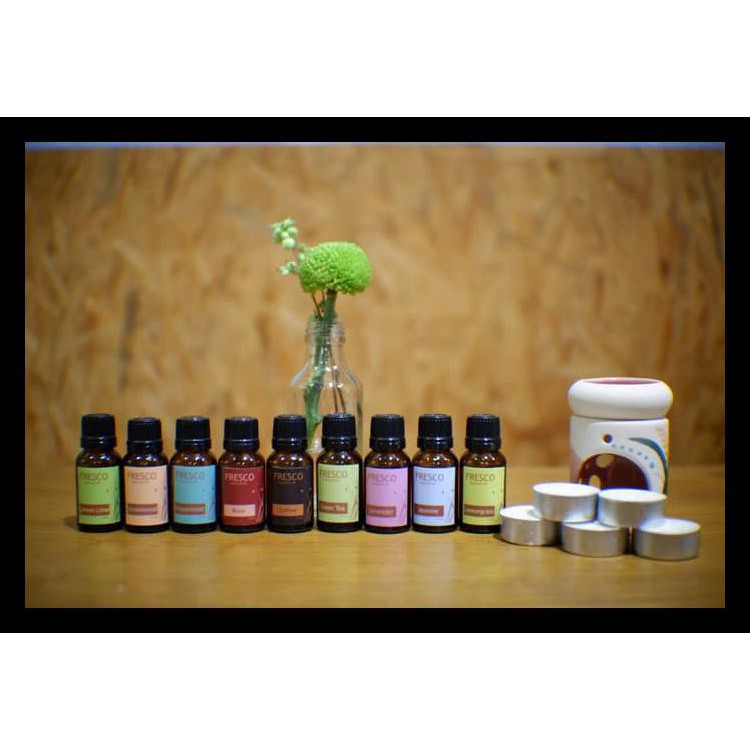 PAKET TUNGKU & 4 AROMATHERAPY & 1SET LILIN | AROMATERAPI AROMA TERAPI KODE 1099