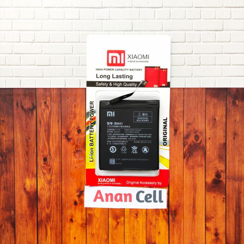 Baterai Batre Xiaomi Redmi Note 4 BN41 / Baterai Xiaomi BN41 BN 41