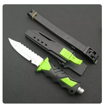 Pisau Anti Air Karat Titanium Stainless Steel Scuba Diving Survival