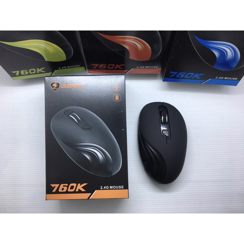 Mouse DUIDENY 760K bluetooth 2.4G 1600DPI Receiver USB untuk PC Laptop mouse wireless 760K