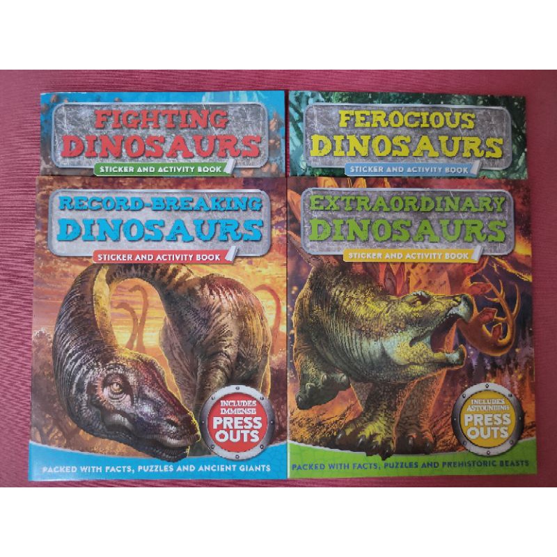 Dinosaurs sticker and activity book