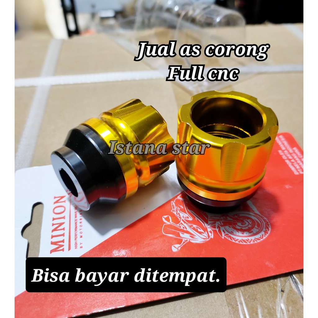 Jalu As Roda Depan CNC Model Corong