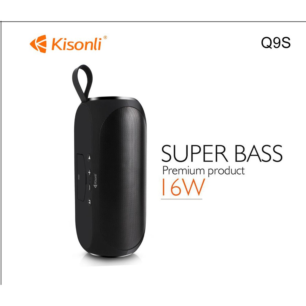 SPEAKER PORTABLE WIRELESS BLUETOOTH KISONLI Q9S