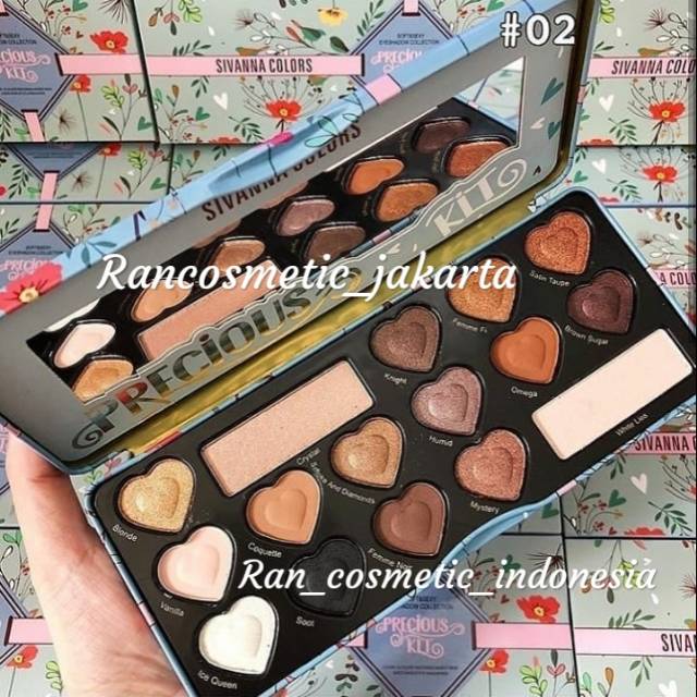 TERLARIS EYESHADOW PRECIOUS KIT 01 RAN COSMETIC RAN ASSECORIES