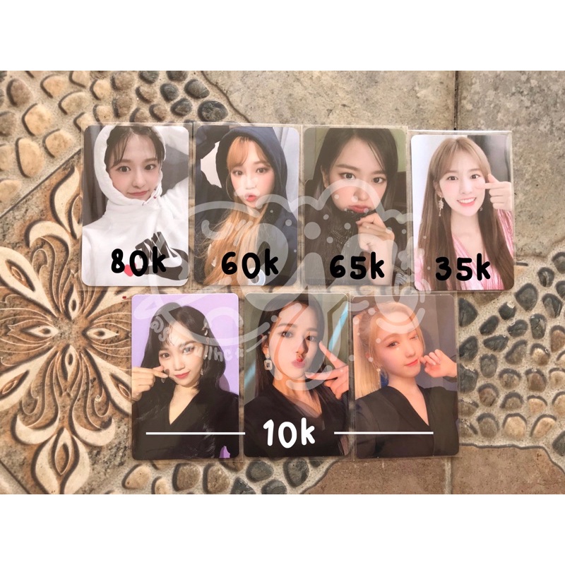 pc photocard izone iz*one yujin hitomi chaewon or one reeler heartiz pob od oneiric diary
