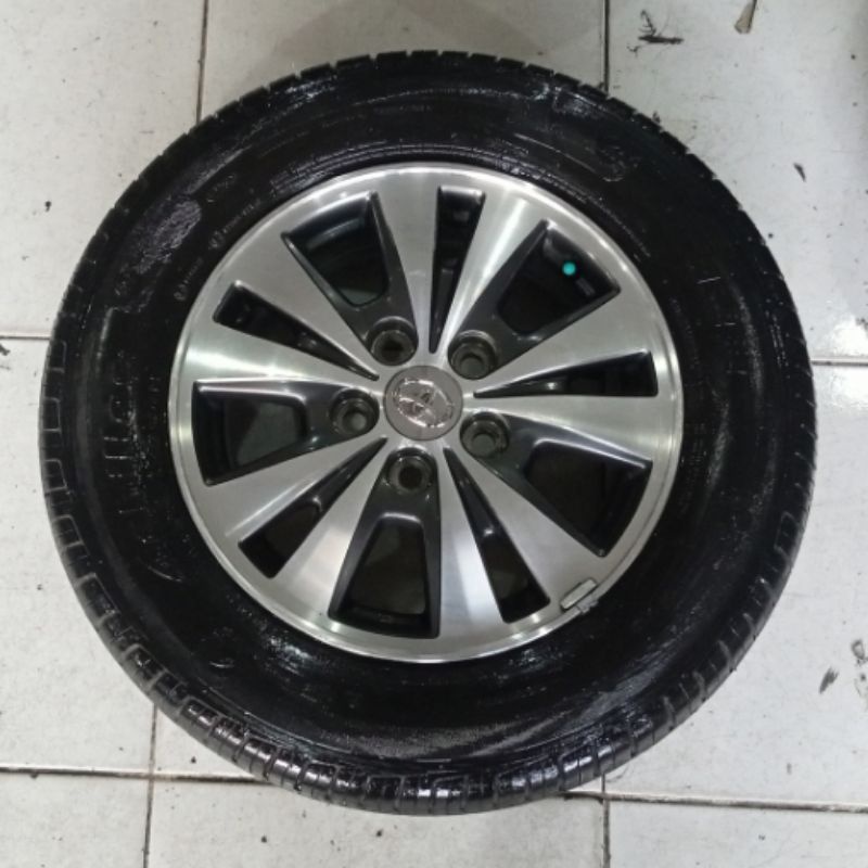 Velg Variasi Pelek Mobil Original Copotan kijang Inova Ring 15 Pcd 5x114,3 + Ban 205 65 r15 buat gra