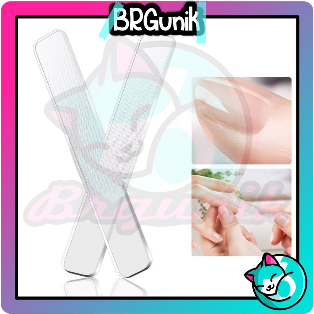 BRGUNIK Kikir Kuku Untuk Manicure Pedicure / Nail Art Kikir Kuku Kayu Portable untuk Pedicure Manicure R595