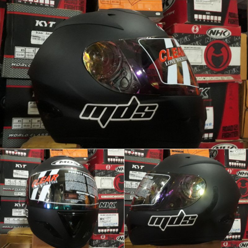 kaca helm mds victory kaca helm mds full face