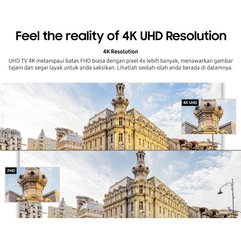 Samsung LED TV 43AU7000 Crystal UHD 4K Smart TV 43 Inch UA43AU7000-5