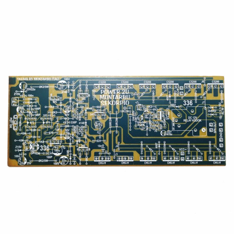 PCB Power Montarbo 6 Set Final Plus SP Protector Final 2U Type 336