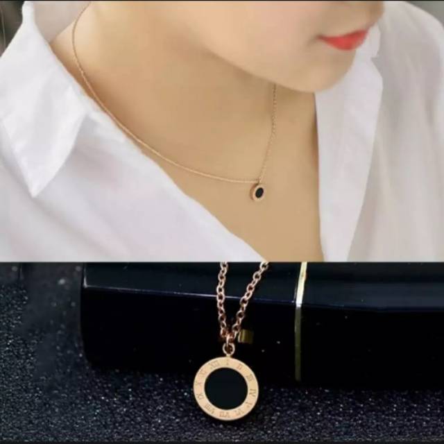 Kalung titanium korea rantai anti karat