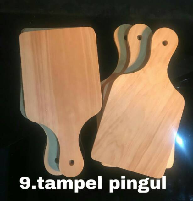 Talenan kayu 30cmx15cm wooden cutting board halus dan elegan