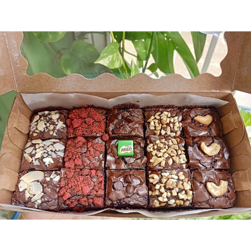 

Fudgy Brownie / Brownies Sekat / Brownies Panggang