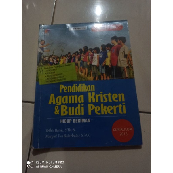 

Pendidikan Agama Kristen dan Budi Pekerti
