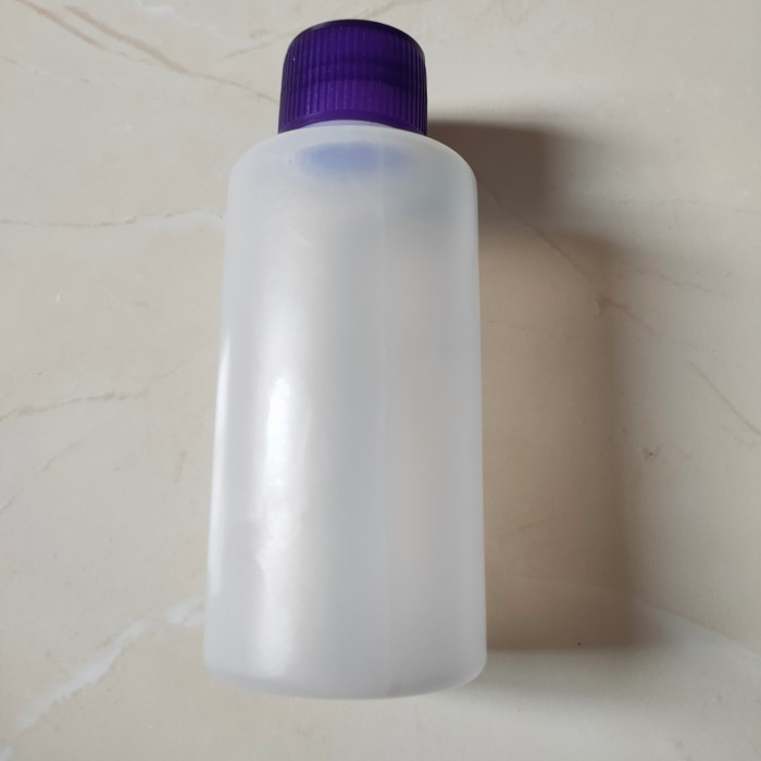 botol MK tetes 100ml tutup ungu / botol labor 100ml