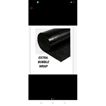 

Packing tambahan Bubble Wrap