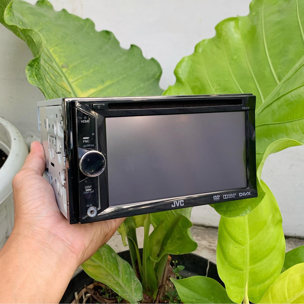 Headunit Doubledin JVC KW-V10H copotan HRV muluss like new