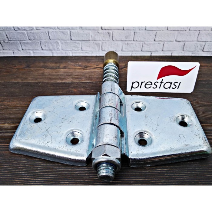 Engsel + Roda Bawah Tengah Pintu Lipat Besi Garasi