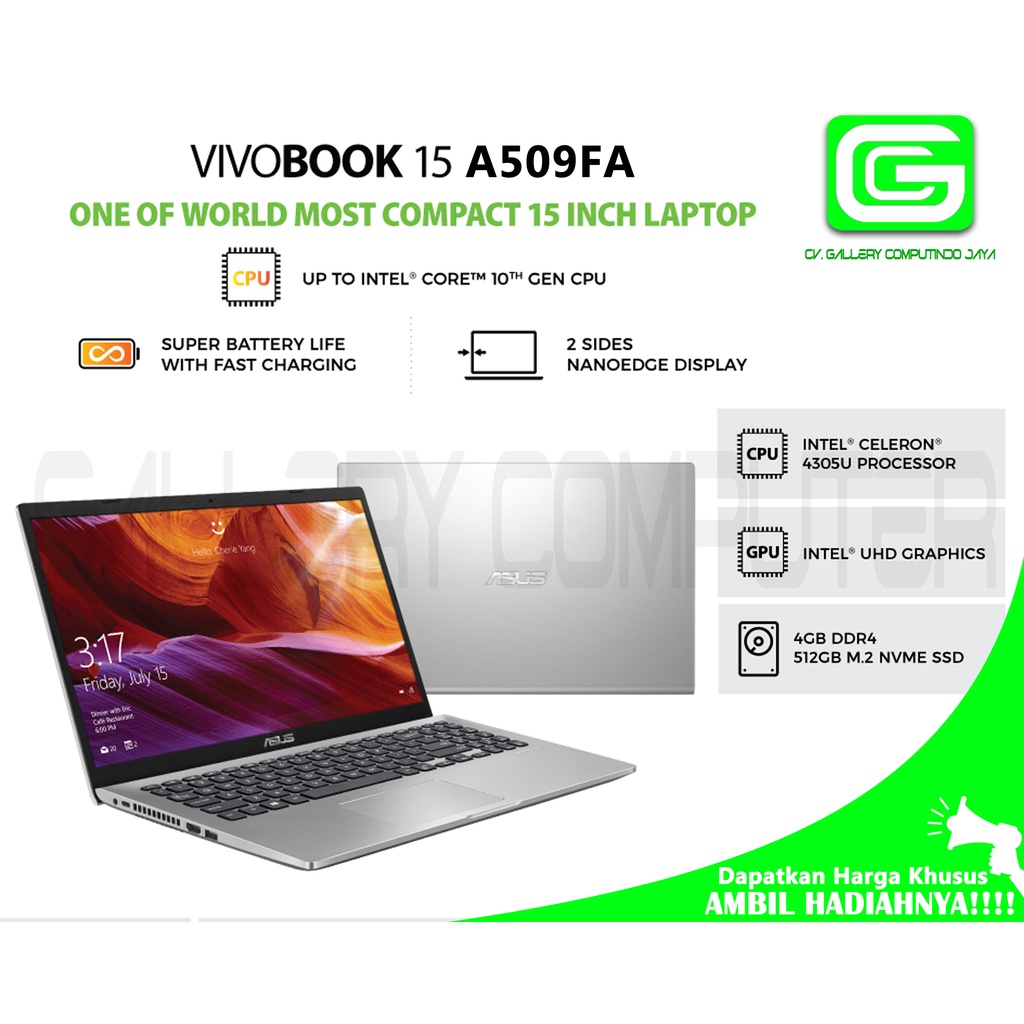 ASUS Vivobook ULTRA 15 A509FA