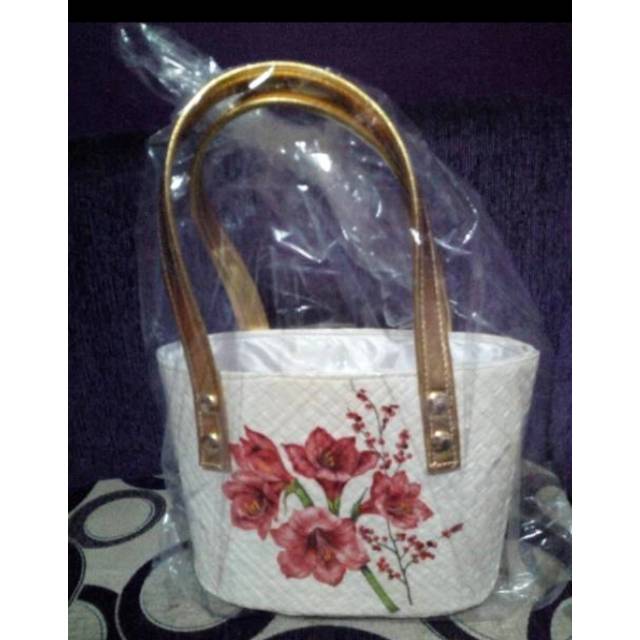 Tas jinjing motif bunga