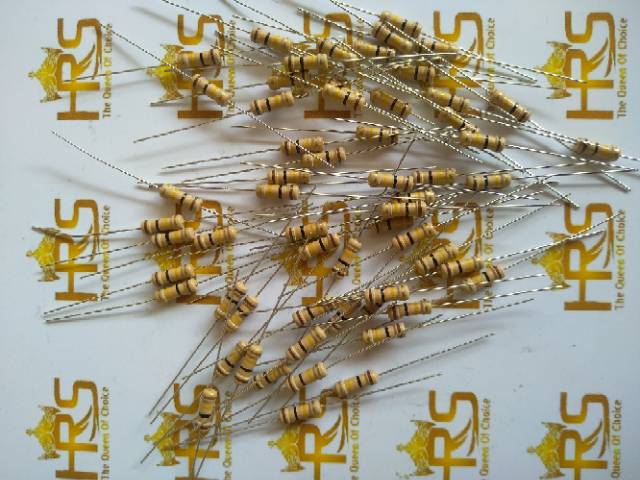 resistor setengah watt 0.5 nilai custom .k.