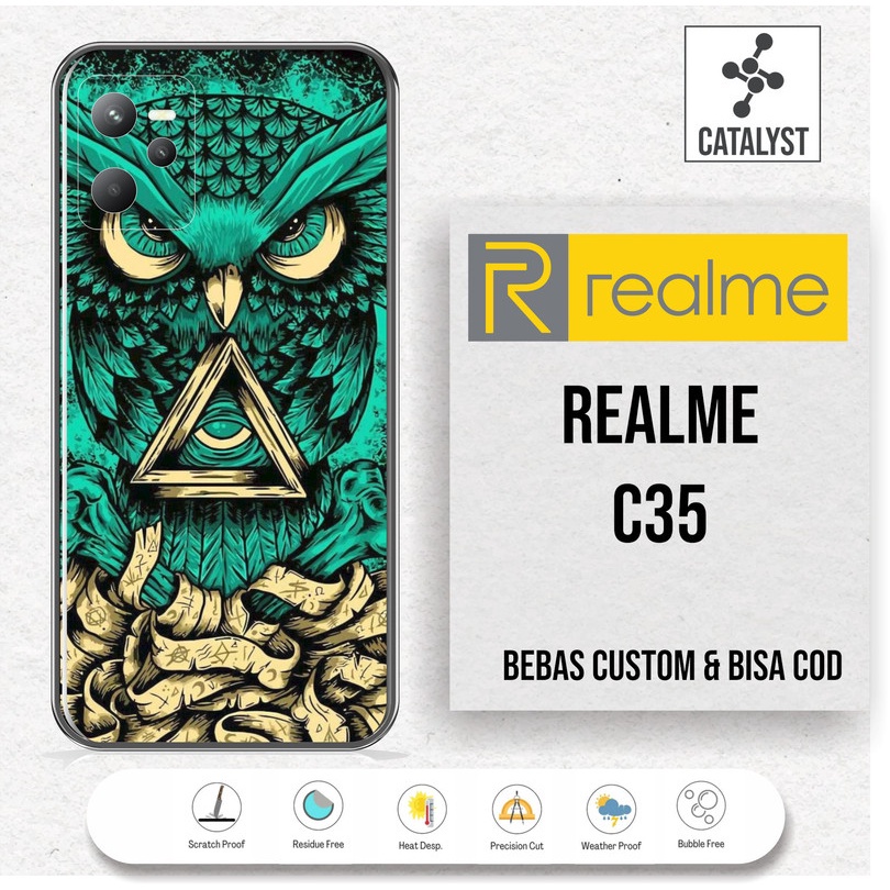 OPPO REALME C35 GARSKIN - BISA CUSTOM KODE -82BC