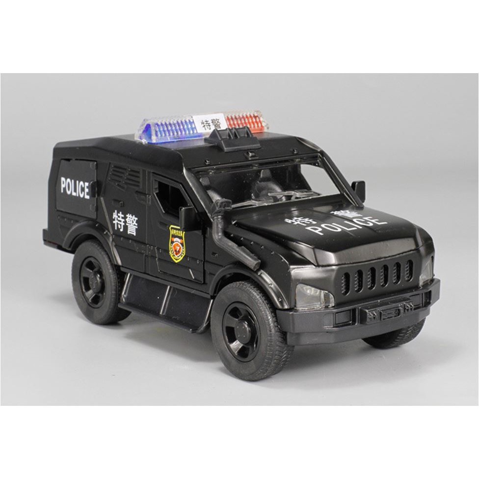 Diecast SWAT police armor vehicle mobil polisi khusus lapis baja baracuda barakuda special forces