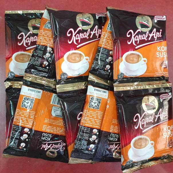 

KOPI BUBUK KAPAL API KOPI SUSU 31 GRAM - 1 DUS ISI 12 RENCENG X 10 SCT