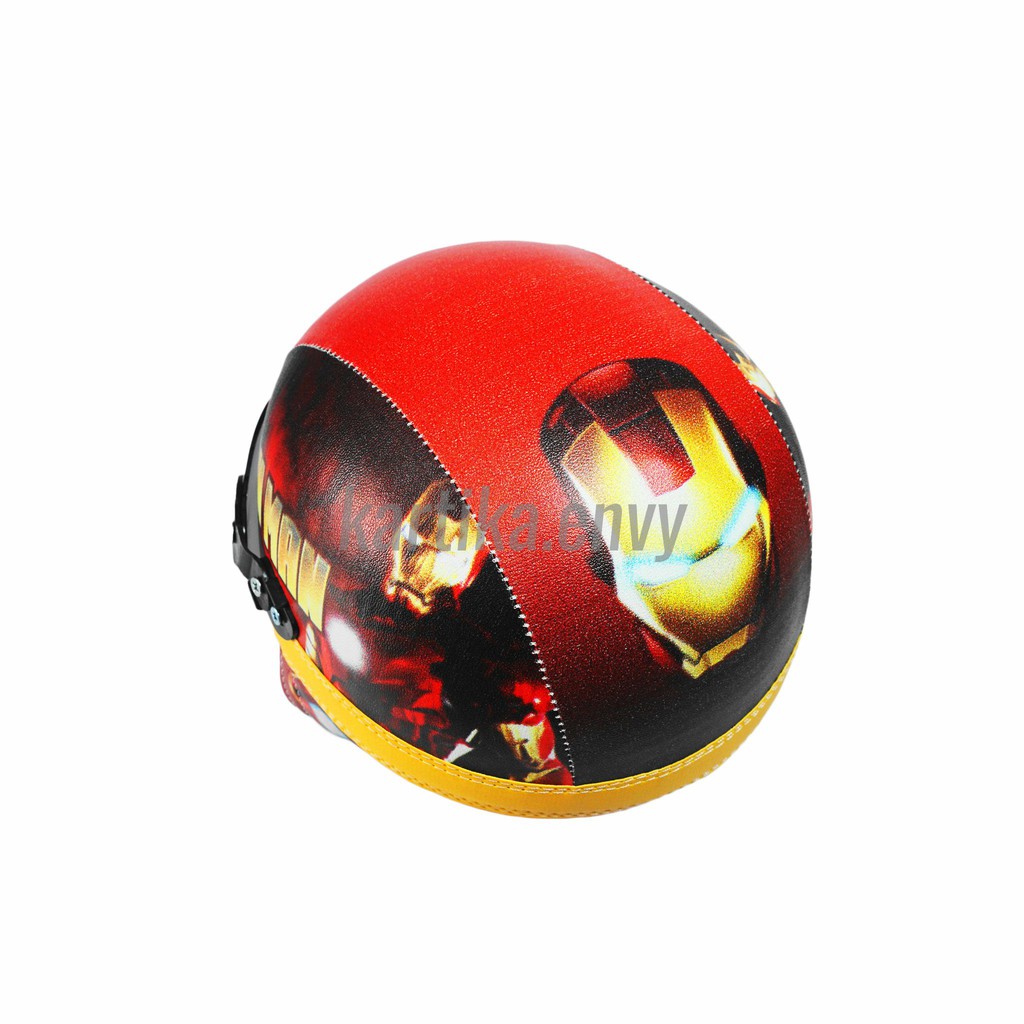 Helm Anak SUPER Balita Retro Iron Man