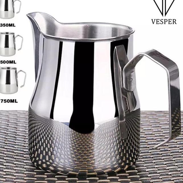 ✿ milk jug espresso cup coffee foamer / milk jug pitcher itali latte art - 750ml ☂