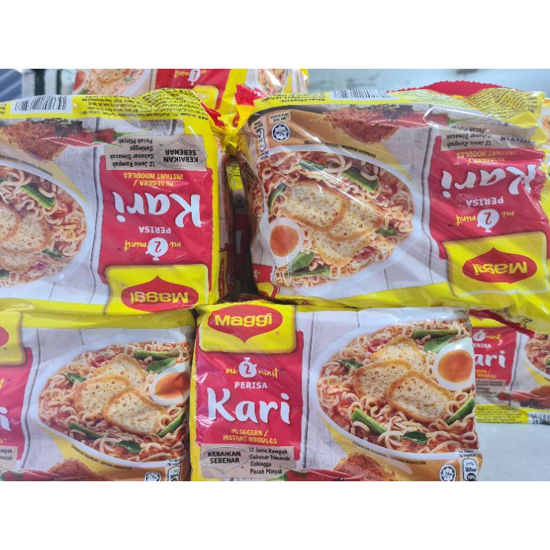 

Maggi 2 Minute Kari Instant Noodles 5 x 78g