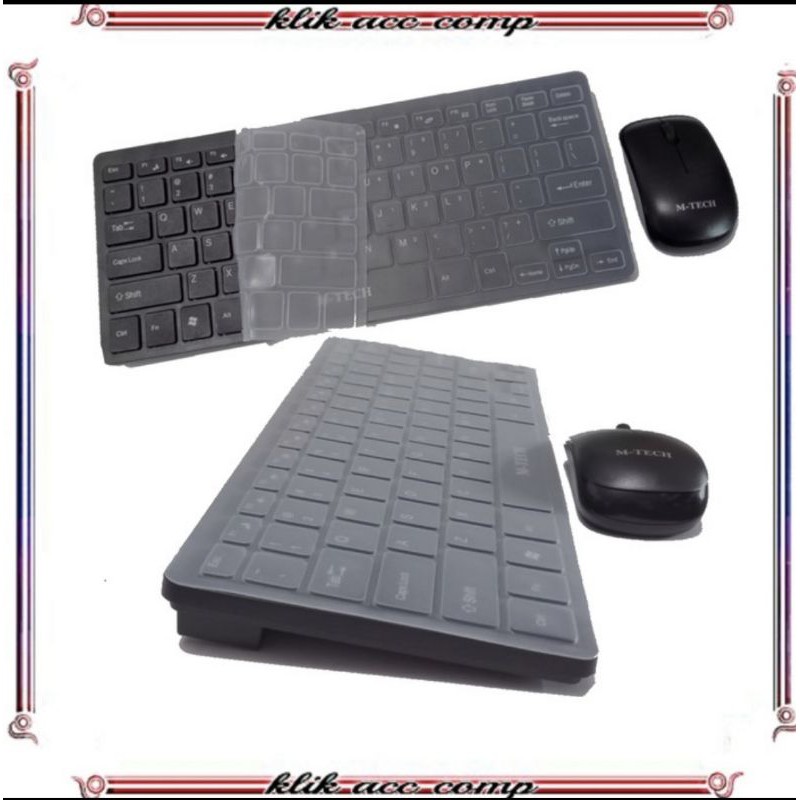 Keyboard mouse Wireless Mini Slim M TECH STK 03