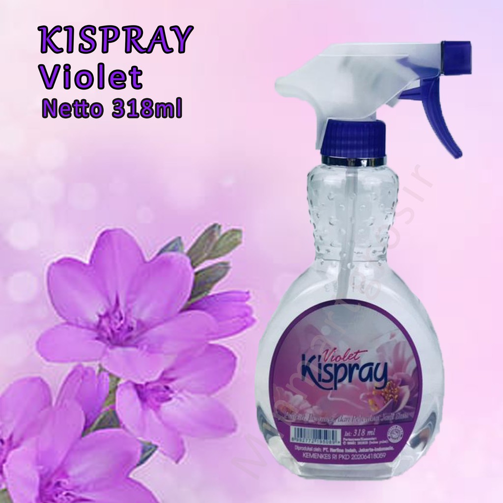 Kispray Violet / Kispray / Pelicin&amp;Pelembut pakaian / 318ml