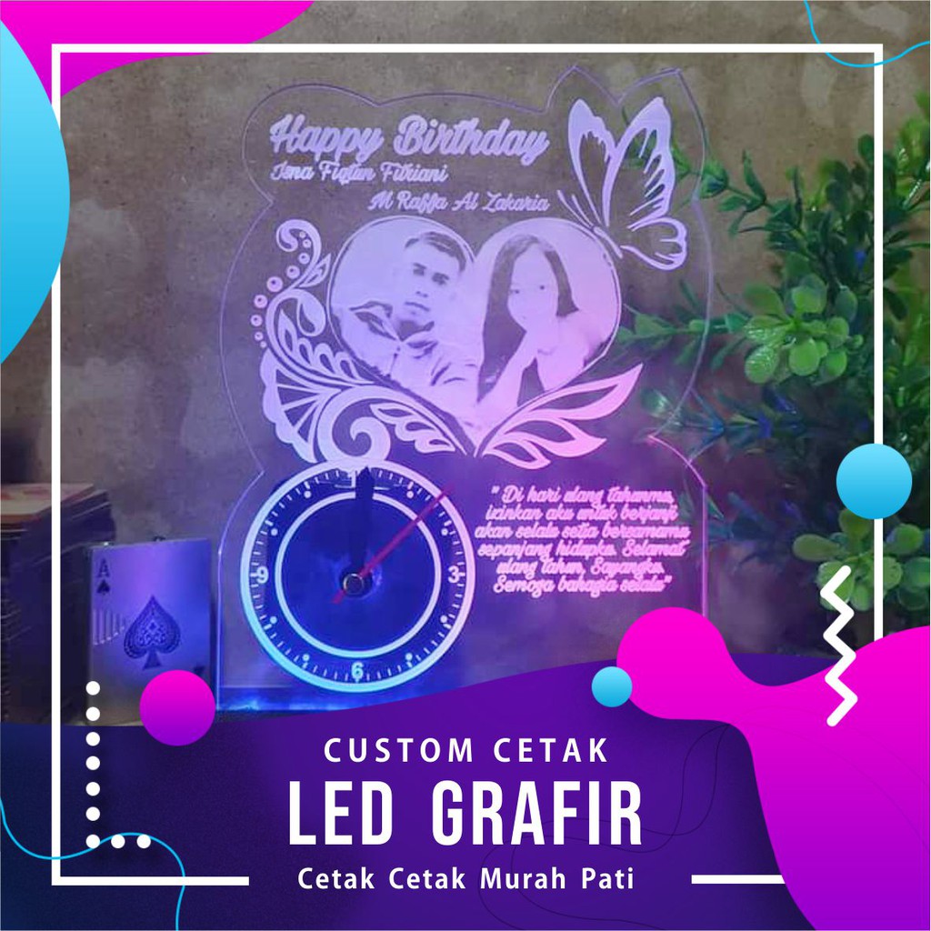 

Hadiah Custom PLAKAT LED Nyala Grafir Akrilik 3mm