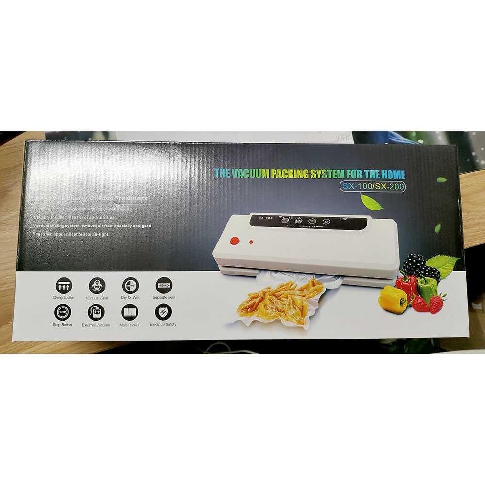 SDPRO Garansi Mesin Press Vakum Pompa Vacuum Sealer Multifungsi Pembungkus Makanan - SX-100 MDN MDN