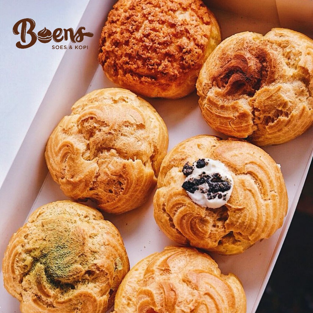 Jual BOENS SOES - Soes Jumbo / Besar Varian Rasa (Vanilla, Coklat ...