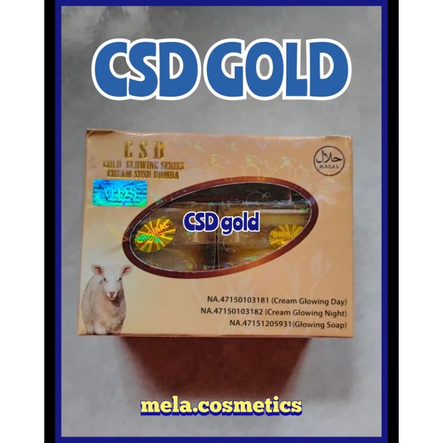 CSD GOLD CREAM SUSU DOMBA GOLD ASLI SUDOM ORIGINAL