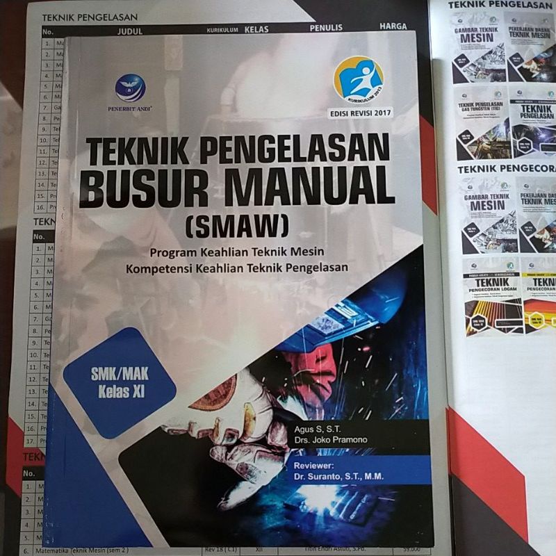 

Teknik Pengelasan Busur Manual smaw Kelas 11
